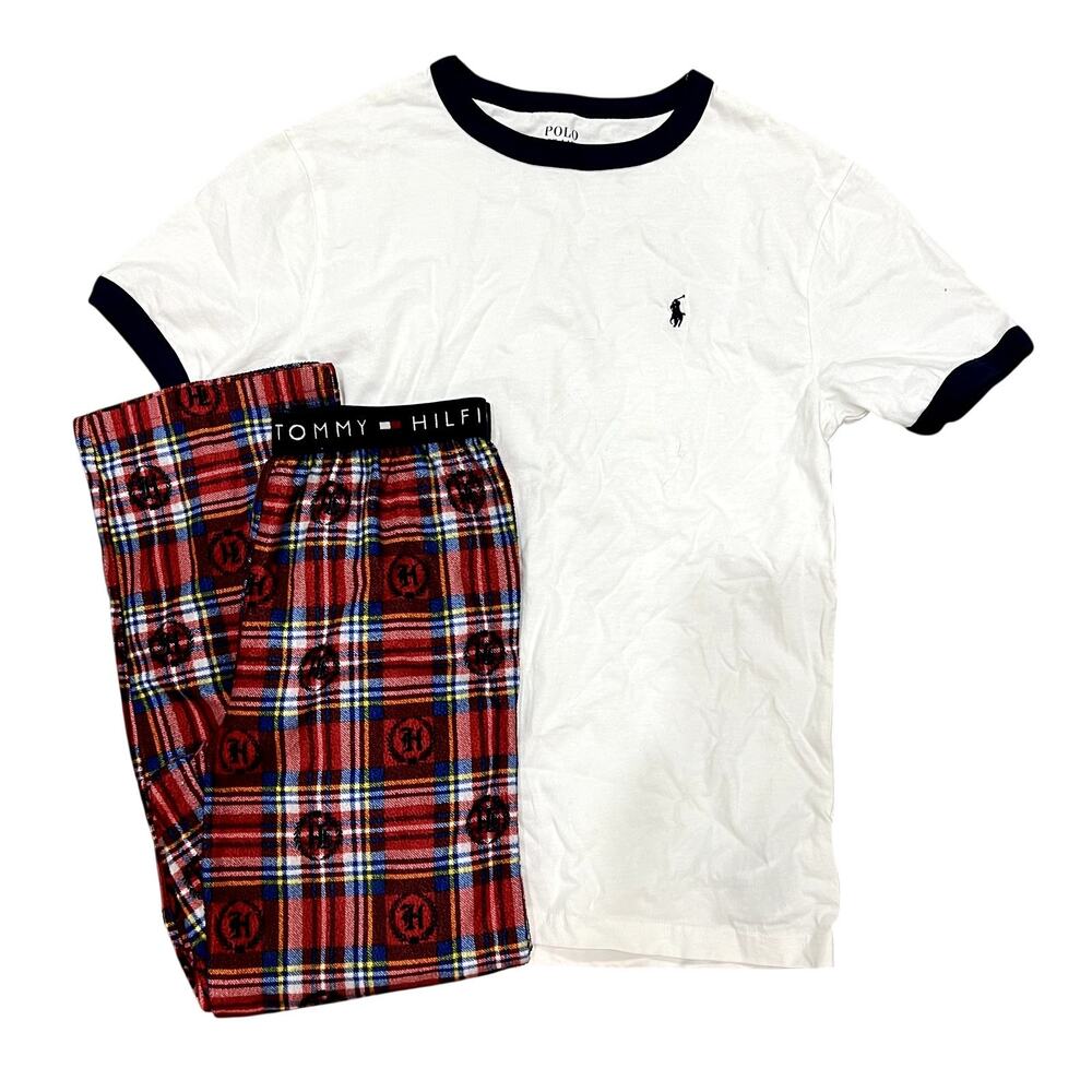 BUNDLE Set of 2 Boys Pajama Pieces Youth Size Medium